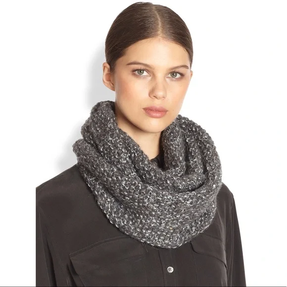 Genie by Eugenia Kim Sequin Cowl Scarf Charcoal OS - Picture 8 of 8